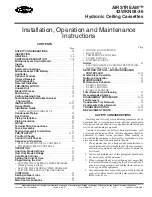 Carrier AIRSTREAM 42WKN Installation, Operation And Maintenance Instructions preview