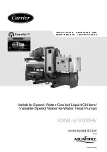 Preview for 1 page of Carrier AquaForce 30XW-V Installation, Operation And Maintenance Instructions