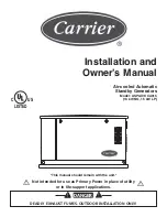 Preview for 1 page of Carrier ASPAX1CCA015 Installation And Owner'S Manual