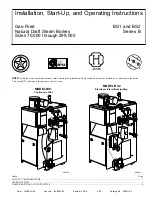 Carrier B Series Installation, Start-Up, And Operating Instructions Manual preview