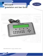 Carrier BACview Installation And User Manual preview