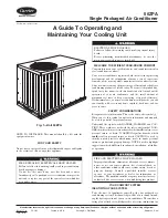 Carrier Base 50ZPA Operating And Maintaining Manual preview