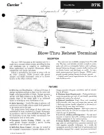 Carrier BLOW-THRU 37KM User Manual preview