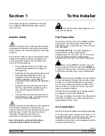 Preview for 5 page of Carrier C302 NPR Operating Instructions Manual