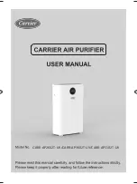 Carrier CARR-AP2602T-UV User Manual preview