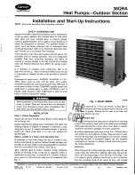 Preview for 1 page of Carrier CARRIER HEATING AND COOLING 38QRA Installation And Start-Up Instructions Manual