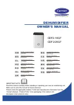 Preview for 1 page of Carrier CD-7QF2 20 Owner'S Manual