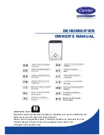 Carrier CDF-20Q7 Owner'S Manual preview