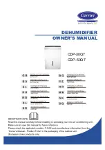 Carrier CDP-30Q7 Owner'S Manual preview