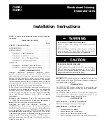 Carrier CNPFU Series Installation Instructions preview