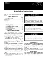 Preview for 1 page of Carrier CNPVP, CNRVP Installation Instructions Manual