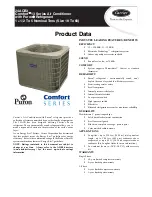 Preview for 1 page of Carrier Comfort 24ACB3 Product Data