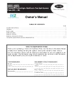 Carrier Comfort 38MVC Series Owner'S Manual предпросмотр