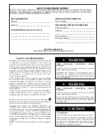 Preview for 2 page of Carrier COMFORT 48EZ-A Owner'S Information Manual