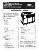 Preview for 1 page of Carrier Comfort 48VL-C Installation Instructions Manual