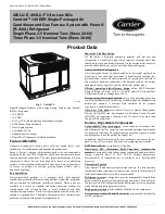 Preview for 1 page of Carrier Comfort 48VLU-E Product Data