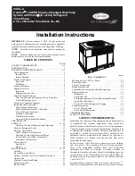 Preview for 1 page of Carrier COMFORT 50EZ-A30 Installation Instructions Manual