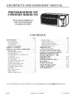 Carrier COMFORT 52C SERIES User Manual preview