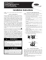 Carrier COMFORT SERIES 25HCB3 Installation Instructions Manual предпросмотр