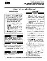 Preview for 1 page of Carrier COMFORTLINK 48P2 User'S Information Manual