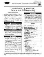 Carrier ComfortLink HXC076 Controls, Start-Up, Operation, Service, And Troubleshooting preview