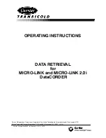 Preview for 2 page of Carrier Container Refrigeration Unit Operating Instructions Manual