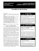 Preview for 1 page of Carrier CPLPCONV013A00 Installation Instructions Manual