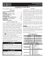 Preview for 1 page of Carrier CRECOMZR067A00 Installation Instructions Manual