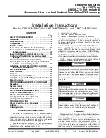 Preview for 1 page of Carrier CRECOMZR067A01 Installation Instructions Manual