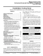 Carrier CRECOMZR072A01 Installation Instructions Manual preview