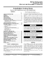 Preview for 1 page of Carrier CRECOMZR074A01 Installation Instructions Manual