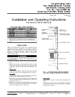 Carrier CRSTATUS001A00 Installation And Operating Instructions предпросмотр