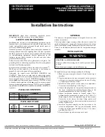 Preview for 1 page of Carrier CRTWOPOS007A00 Installation Instructions