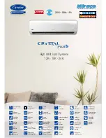 Preview for 2 page of Carrier Crystal Plus 53KHFT 12 A6716511df758830bc5510c21c0aa9de