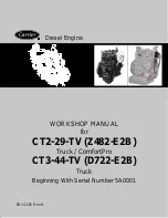 Carrier CT2-29-TV Workshop Manual preview