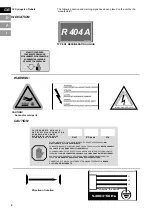 Preview for 6 page of Carrier CU-S 401 Use & Maintenance Instructions