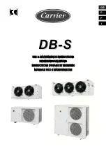 Carrier DB-S Series Use & Maintenance Instructions предпросмотр