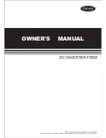 Preview for 1 page of Carrier DC INVERTER FREE Owner'S Manual