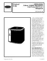 Preview for 1 page of Carrier Deluxe 38YZA Product Data