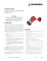 Preview for 3 page of Carrier DET-TRONICS xWatch X7050 Instructions Manual