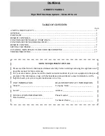 Предварительный просмотр 1 страницы Carrier DLFEHA Owner'S Manual