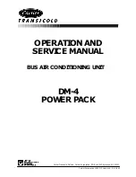 Preview for 2 page of Carrier DM-4 Power Pack Operation And Service Manual