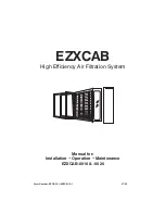 Preview for 1 page of Carrier EZXCAB-0016 Manual For Installation, Operation & Maintenance