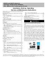 Preview for 1 page of Carrier F96CTN Installation, Start-Up, Operating, Service And Maintenance Instructions