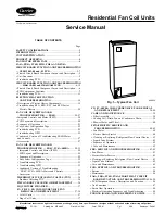 Carrier FA4ANF Service Manual preview