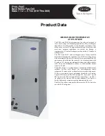 Предварительный просмотр 1 страницы Carrier FA4C series Product Data