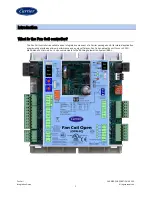 Предварительный просмотр 5 страницы Carrier Fan Coil Integration Manual