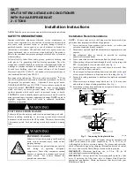 Carrier GA7T Installation Instructions Manual предпросмотр