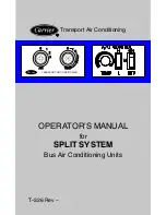 Preview for 1 page of Carrier GEN IV Operator'S Manual