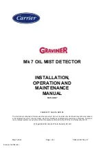 Carrier Graviner Mk7 Installation, Operation And Maintenance Manual preview